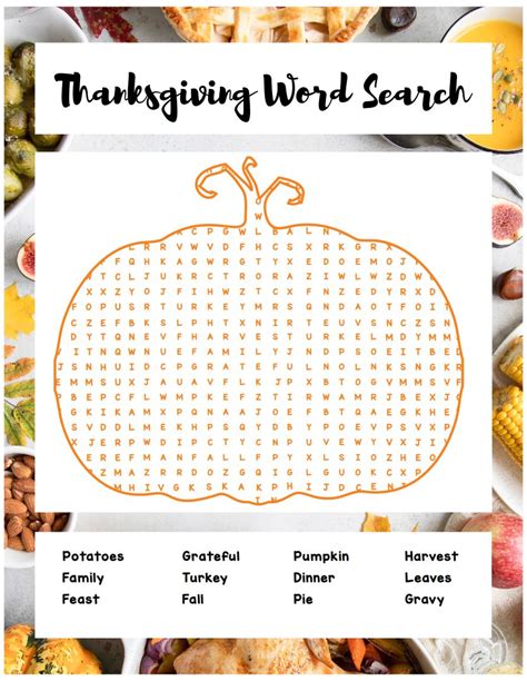 10 Best Printable Thanksgiving Word Search Puzzles Pdf For Free At