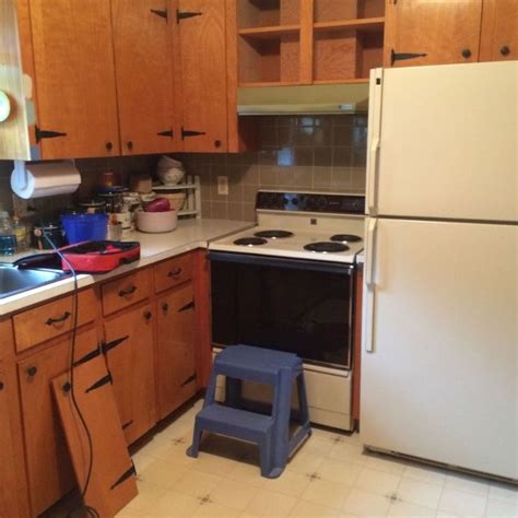 Related searches for refinishing kitchen cabinets: 1970s Kitchen - Transformed! | Hometalk