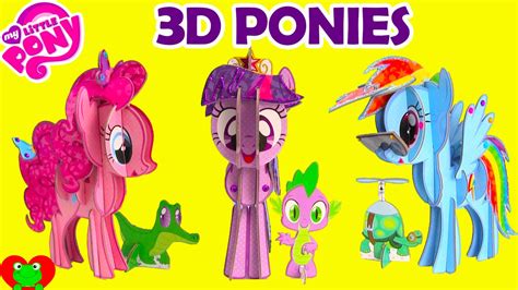 Gratis malvorlagen pony ausmalbilder malvorlagen kostenlos ausmalbilder my. My Little Pony 3D Pony Pinkie Pie, Twilight Sparkle, and ...