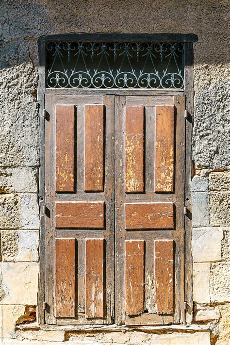 Antique Rural Wooden Door By Stocksy Contributor Victor Torres