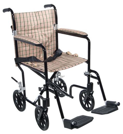 Flyweight Lightweight Folding Transport Wheelchair, 17
