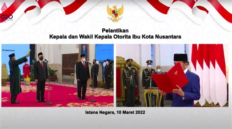 Presiden Jokowi Lantik Kepala Otorita Ikn Dan Gubernur Sulsel Ppid