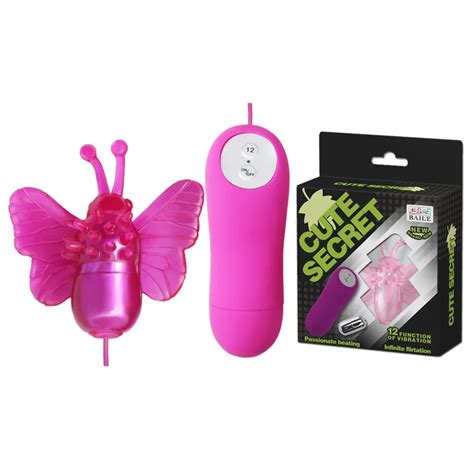 Baile 12 Speed Vibration Butterfly Clitoral Vibrator Clitoris Stimulator Sex Vibrators For Women