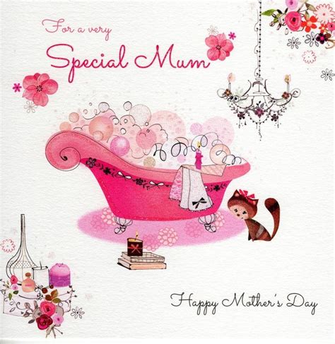 Very Special Mum Happy Mothers Day Greeting Card Lynn Horrabin Art
