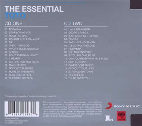 Toto The Essential 2 Cds Jpc