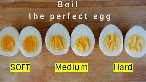 Cooking times vary depending on the type of cooktop (electric, gas, and induction) and size of egg, among other factors. How to Make the Perfetct Boiled Egg | Soft | Medium | Hard - YouTube