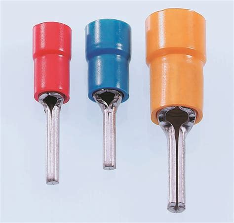 Bf Insulated Tin Crimp Pin Connector 18mm Pin Diameter 10mm Pin