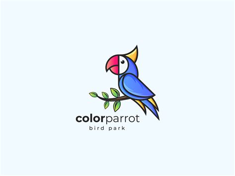 Color Parrot Creative Minimalist Logo By Mainul Hasan Creative Logo