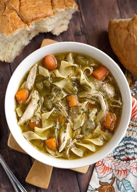 Transfer the chicken from the instant pot onto a baking sheet. Instant Pot Chicken Noodle Soup, made with a whole chicken ...