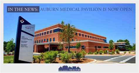 In The News Auburn Medical Pavilion Is Now Open Ryan Roberts Realtor