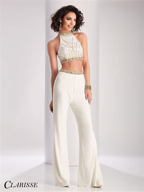 Clarisse Two Piece Pant Suit 3004 Stand Out From The Crowd In This Eye Catching Two Piece Pant
