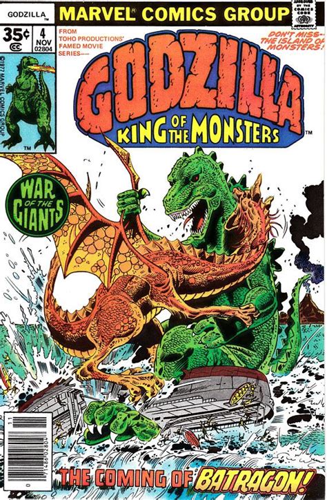 Godzilla 4 1st Series November 1977 Marvel Comics Grade Marvel Comics