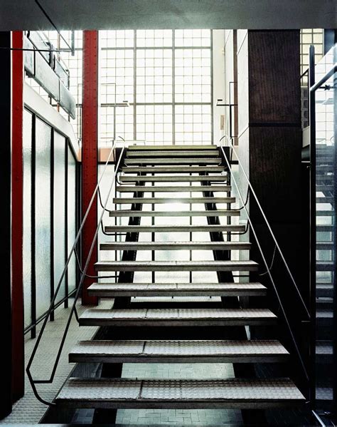 Theatrical Stairway In The House Of Glass Maison De Verre By Pierre