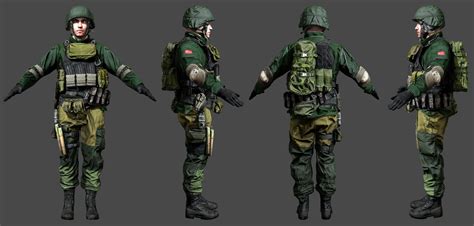 Battlefield 4 3d Model Character Battlefield