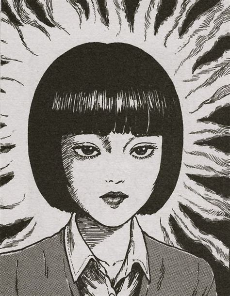 Junji Ito Lady Suit Stare Expression Novel Comic Japan Japanese Horror