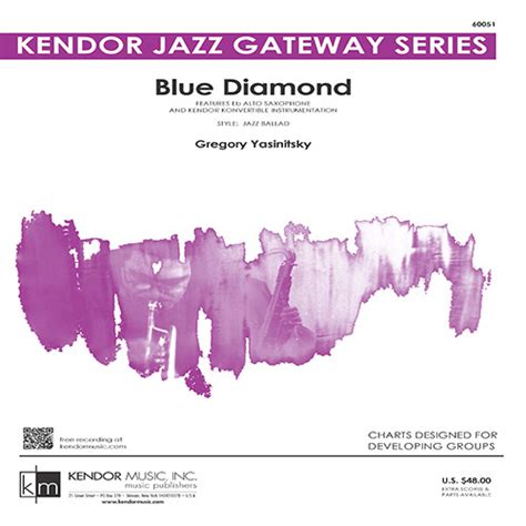 Gregory Yasinitsky Blue Diamond 1st Eb Alto Saxophone Sheet Music