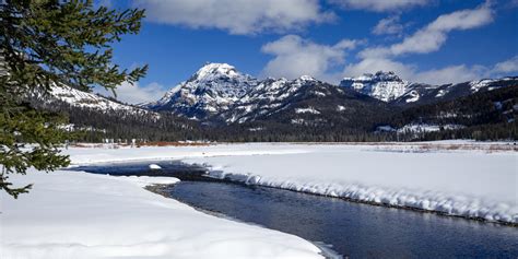 Winter River Yellowstone Np Wyoming Joseph C Filer Photography
