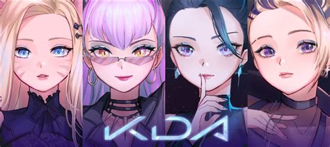 ♥『league Of Legends』♥ — Kda The Baddest Banner And Icons By Apple7359