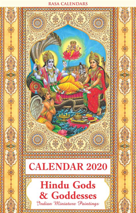 Buy Hindu Gods Wall Calendar 2020 Adoring Illustrations Of Gods 6