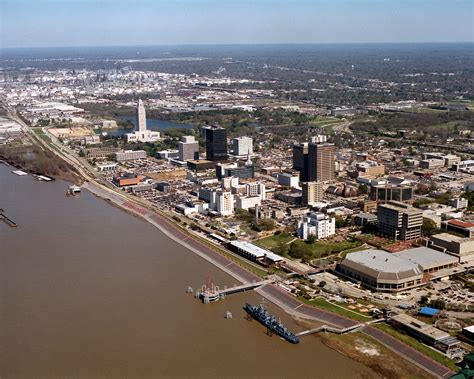 Filebaton Rouge Louisiana Waterfront Aerial View Wikimedia Commons