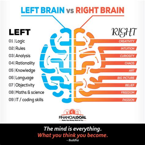 The left brain is supposed to be more creative and artistic, the right brain more organized and logical. Left brain vs right brain Free vector in Adobe Illustrator ...