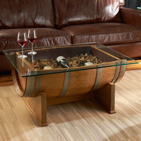 Best coffee table books a coffee table book is a hardcover book that is intended to sit on a coffee table or similar surface in an area where guests sit and are entertained, thus inspiring conversation or alleviating boredom. French Oak Wine Barrel Cocktail Table - The Green Head