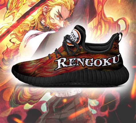 Demon Slayer Kyojuro Rengoku Reze Shoes Custom Anime Sneakers Printarest
