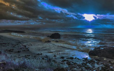 Sunset Sea Beach Landscape Ocean 1920 X 1200