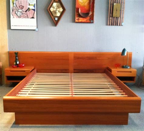 Low Profile Bed Frame Wood Table Modern Bed Frame Wood Bed Frame