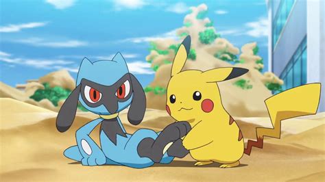 Pikachu And Riolu Cute Moments Ep 36 Youtube