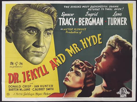 Bestseller · große auswahl · klassiker · neuerscheinungen DR JEKYLL AND MR HYDE (1941) Original Vintage UK Quad Film ...