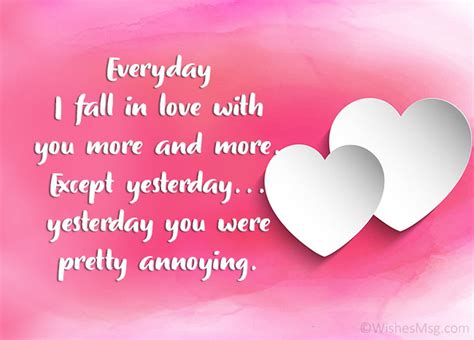 Funny Love Messages For Her Or Him Wishesmsg