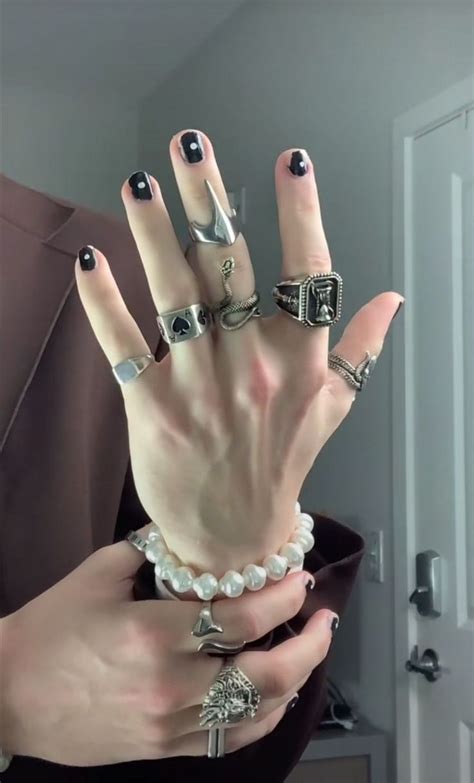 Grunge Accessories Grunge Jewelry Edgy Jewelry Hand Jewelry Jewelry