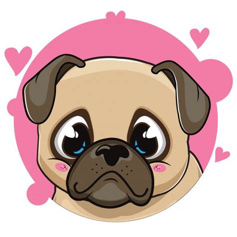 Pug Dogs Logo Design Template Artofit