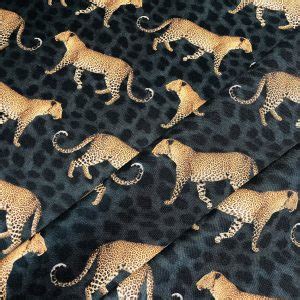 Leopard Parade Dralon Outdoor Fabric Digital Print Acrylic Teflon