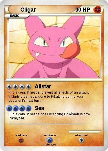 Pokémon Gligar 27 27 Allstar My Pokemon Card