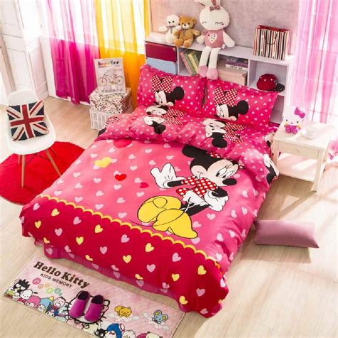Disney minnie mouse design minnie mouse table and chairs includes table and 2 chairs Funny Minnie Mouse Toddler Bedding For Kids - Interior ...