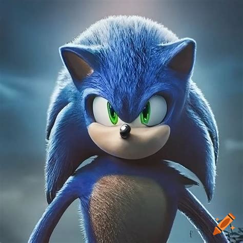 Sonic The Hedgehog Live Action Movie By Paramount Pictures On Craiyon