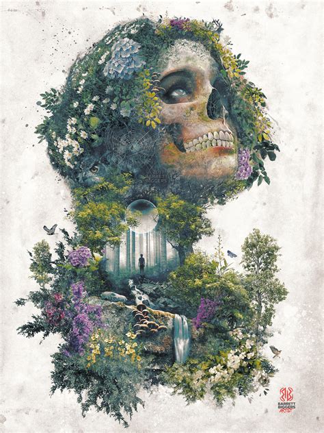 Barrett Biggers Life And Death My Nature Skull Surrealism Fantasy Art