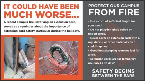 Protect Flexible Cords Environmental Health And Safety