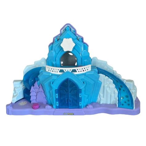 Fisher Price Toys Fisher Price Little People Frozen Castle Elsas