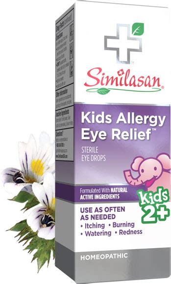 alivio para la alergia ocular para niños similasan usa