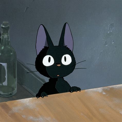 Jiji The Cat From Hayao Miyazakis Kikis Delivery Service Voiced By