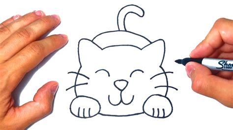 Como Dibujar Un Gato Kawaii Youtube