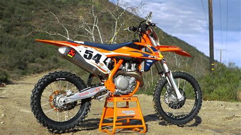 First Ride 2017 Ktm 450 Sxf Factory Edition Motocross Action Youtube