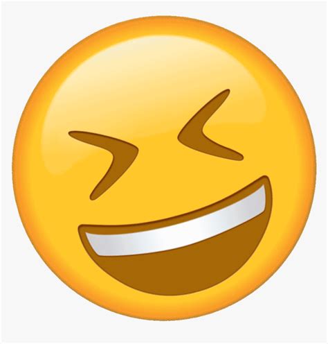 Laughing Happy Fun Eyes Closed Laughter Face Emoji Flat Icon