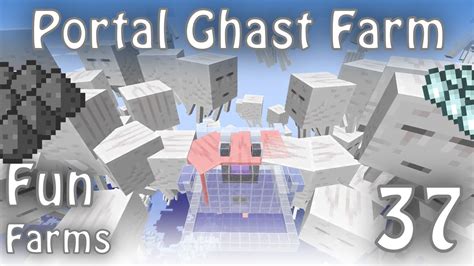 Portal Based Gunpowder And Ghast Tears Farm For Minecraft 1164 Fun Farms 37 Youtube