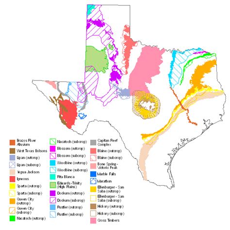 Texas Aquifers Texas Water Development Board