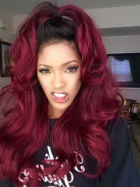 Red Weave Hairstyles Style And Beauty