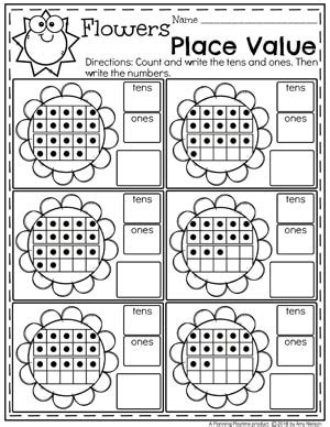 Check out these photos interconnected to tens and ones worksheet kindergarten, enjoy it!. Place Value Worksheets - Planning Playtime